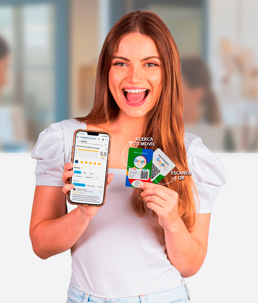 (1) Tarjeta Personalizada con Código QR - Incrementa tus Reseñas - Imagen 3